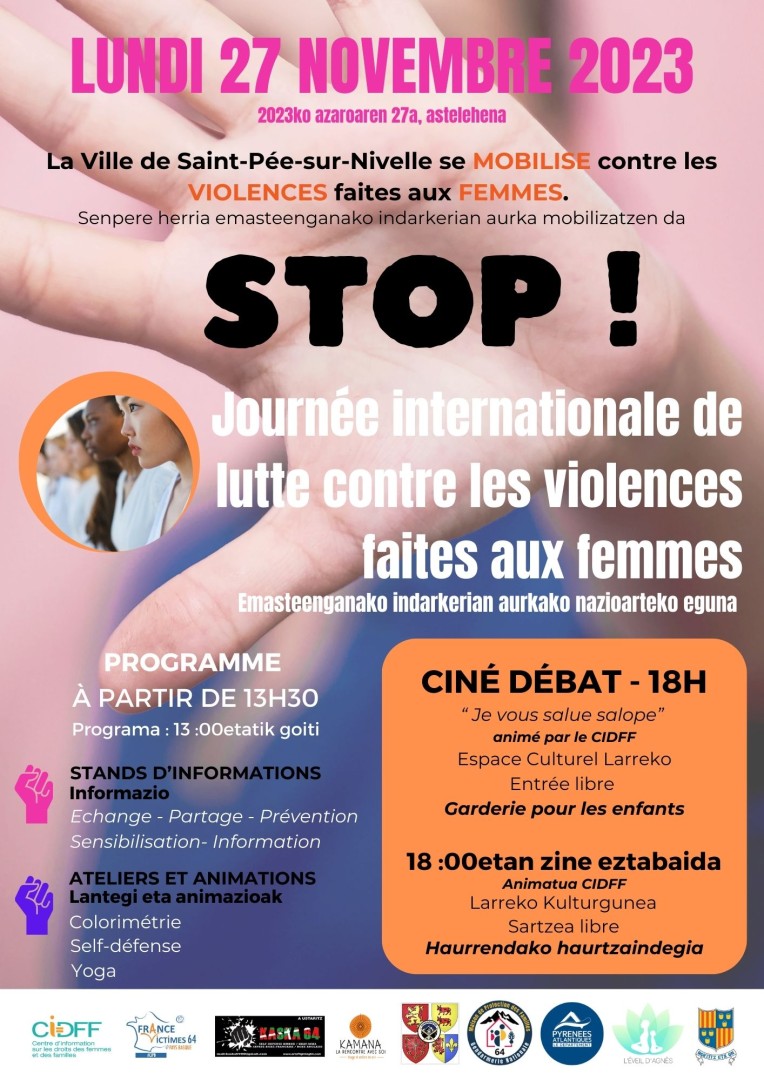 Journée De Lutte Contre Les Violences Faites Aux Femmes Saint Pée Sur